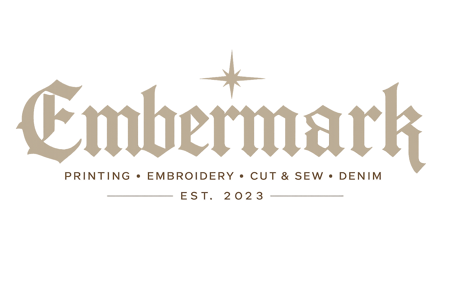 Embermark — Printing, Embroidery, Cut & Sew, Denim