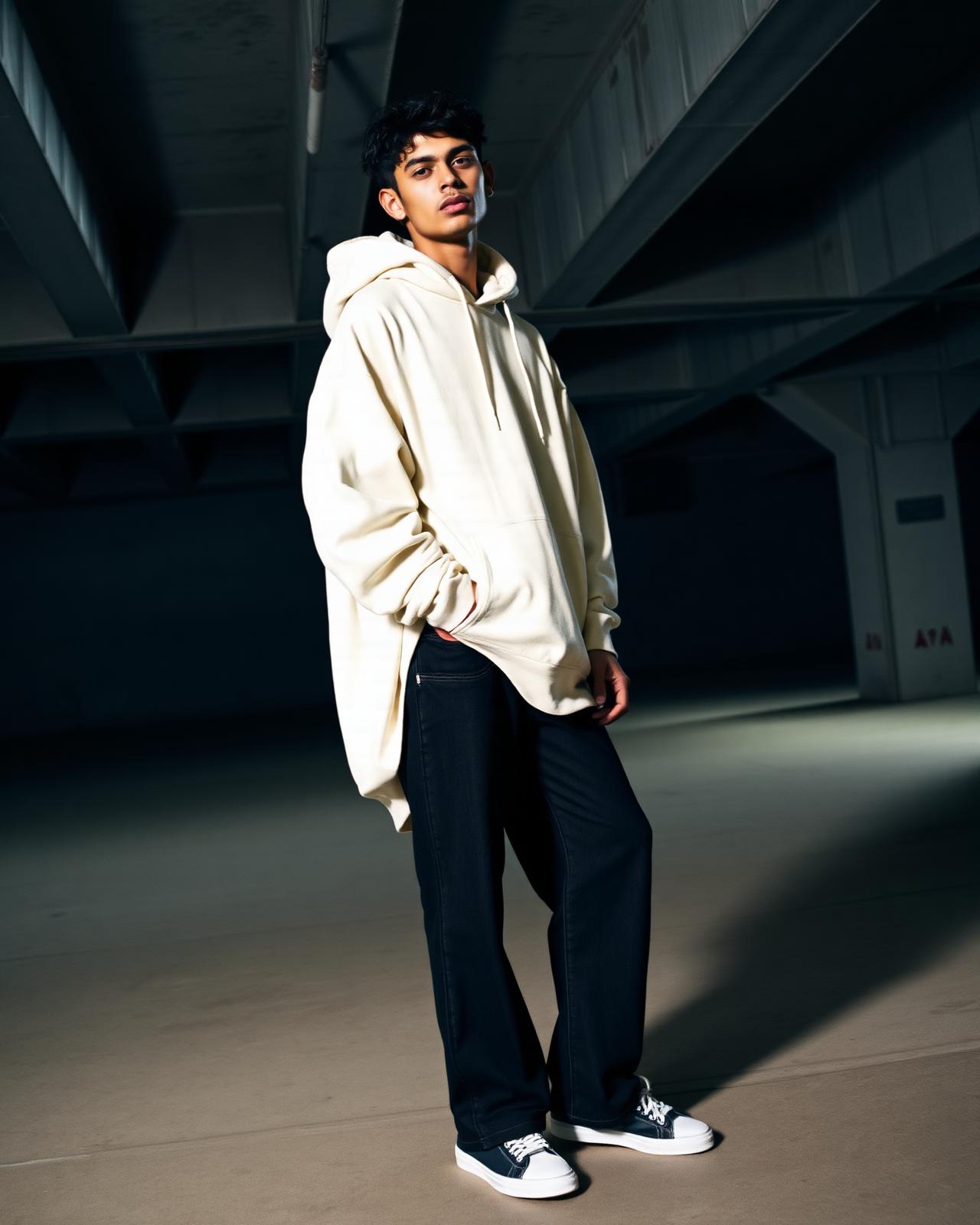 Cream Heavyweight Hoodie